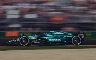 Sticker from Aston Martin Formula 1 Banner