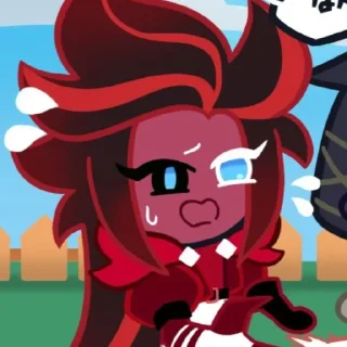 😰 emoji Ред Вельвет лучши Telegram sticker 17 of 120