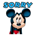 😞 emoji Микки Маус Telegram sticker 19 of 49
