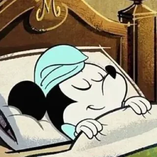 😴 emoji Микки Маус!✨ Telegram sticker 22 of 55