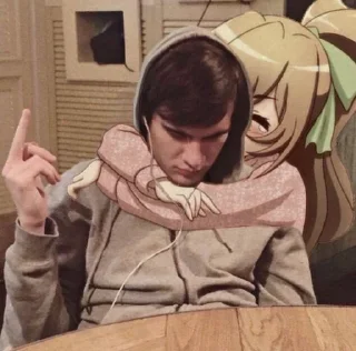 🖕 emoji мой парень Telegram sticker 12 of 67