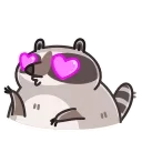 Sticker from Racoon