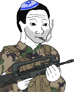 🔯 emoji MilitaryWojaks Telegram sticker 17 of 120