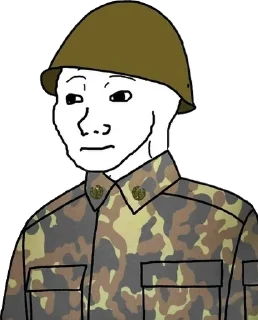 Sticker from Military&politics wojaks 2