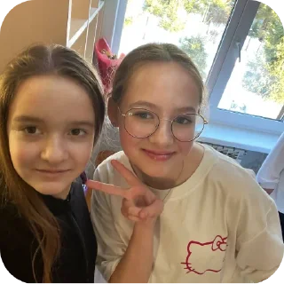 🤲 emoji Девочки "бобры" Telegram sticker 10 of 11