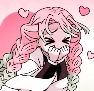 🌷 emoji 🍡Kanroji Mitsuri🍡 @Earth928B Telegram sticker 23 of 65