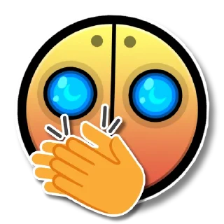 👏 emoji Geometry Dash Telegram sticker 24 of 30