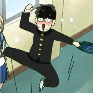 😳 emoji Mob psycho 100 Telegram sticker 13 of 120