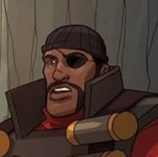 😐 emoji Демоман TF2 Telegram sticker 16 of 28