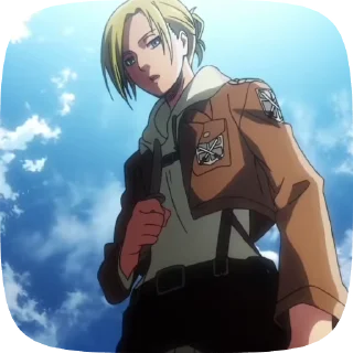 🌪 emoji Annie-attack on titan Telegram sticker 5 of 18