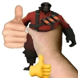 Sticker from tf2 shitpost