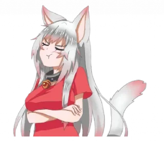 😾 emoji Tsun und Dere Telegram sticker 12 of 35