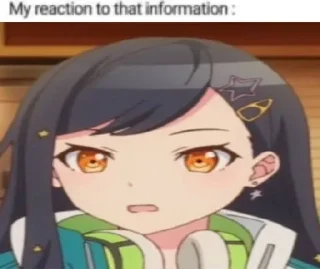 Sticker from my reaction to that information