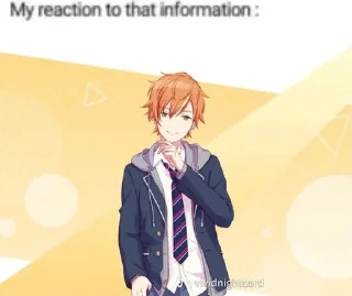 Sticker from my reaction to that information
