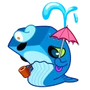 😢 emoji Captain Whale Telegram sticker 13 of 23