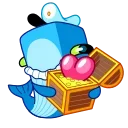 💝 emoji Captain Whale Telegram sticker 15 of 23