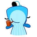 🤷‍♂️ emoji Captain Whale Telegram sticker 20 of 23