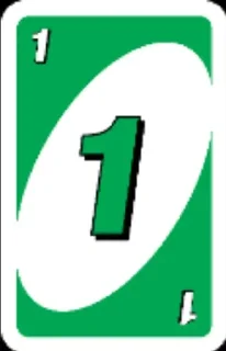 1⃣ emoji Uno Telegram sticker 21 of 54