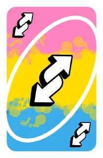 😝 emoji UNO REVERSE Telegram sticker 18 of 25
