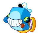 👌 emoji Captain Whale Telegram sticker 5 of 23