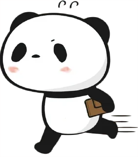 🏃‍♂ emoji Little panda @Weempire @keiriststicks Telegram sticker 18 of 25