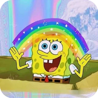 🙂 emoji губка боб Telegram sticker 14 of 100