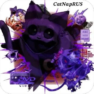 🫥 emoji CatNap @ItzTimoshka Telegram sticker 9 of 15