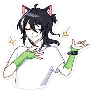 ☺️ emoji Мауси и Рен на каникулах :: @stickroom Telegram sticker 15 of 48