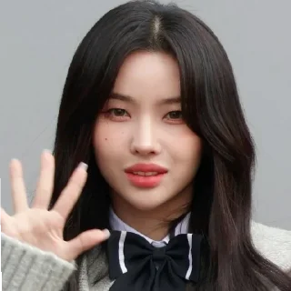 👋 emoji Chon Soyeon. Telegram sticker 10 of 60