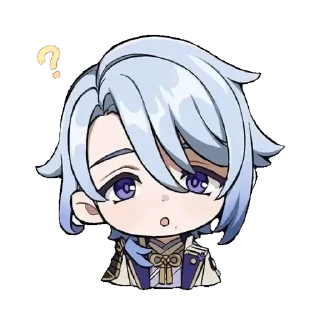 ❔ emoji ayato kamisato Telegram sticker 1 of 76