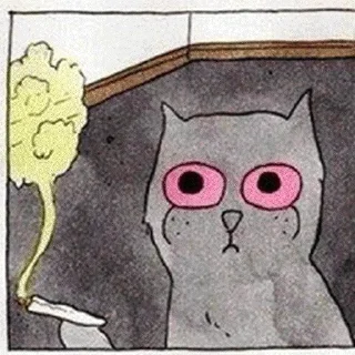 🙄 emoji Котики трупа Telegram sticker 9 of 80