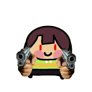 🔫 emoji Chara Telegram sticker 14 of 45