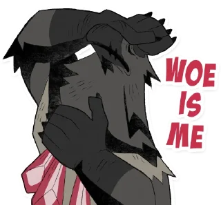 😢 emoji Skage the Brave Telegram sticker 22 of 38