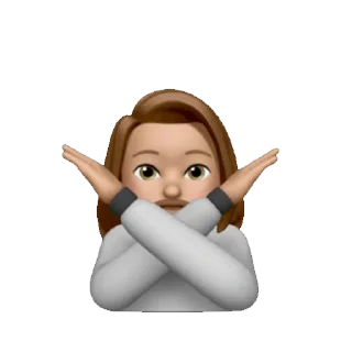 🙅 emoji tipa iphone Telegram sticker 13 of 21