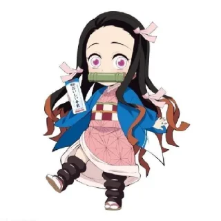 Sticker from Nezuko