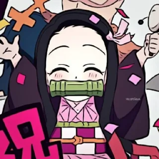 Sticker from Nezuko