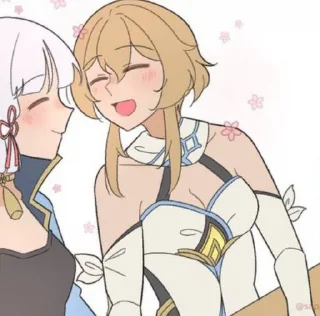 Sticker from Аяка & Люмин