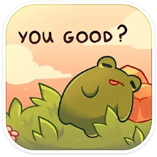 🤤 emoji Frog swimming in champagne Telegram sticker 24 of 89