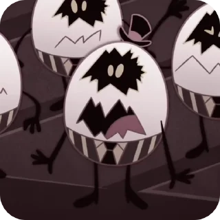 😳 emoji БОЛЬШЕ ⇨ @CLOOBHUB ЯИЧНЫЕ ПРИСПЕШНИКИ ОТЕЛЬ ХАЗБИН Telegram sticker 24 of 52
