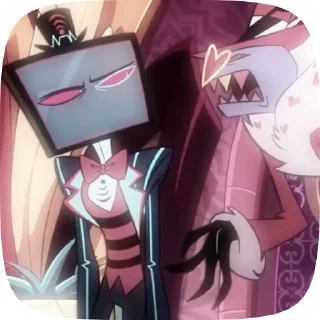 Sticker from БОЛЬШЕ ⇨ @CLOOBHUB ВОКС ОТЕЛЬ ХАЗБИН VOX HAZBIN ТГ