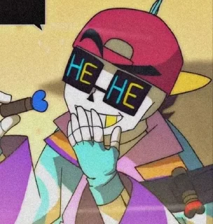 Sticker from Fresh!Sans/Fresh Ink!Sans