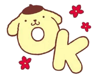 👌 emoji pompompurin Telegram sticker 10 of 16