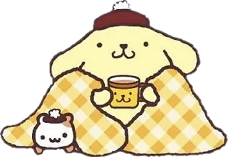 🥱 emoji pompompurin Telegram sticker 5 of 16