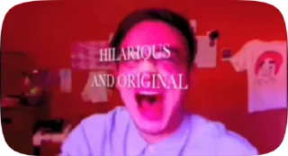Sticker from Filthy Frank