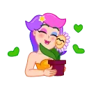 🤗 emoji Rainbow Girl Telegram sticker 20 of 25