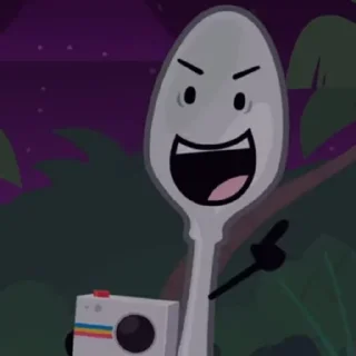 🙃 emoji Silver Spoon Telegram sticker 8 of 103