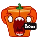 👻 emoji Pumpkin Cube Telegram sticker 18 of 22