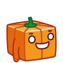 Sticker from Pumpkin Cube