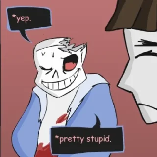 😉 emoji Horror Sans   @undertalesticker Telegram sticker 7 of 102