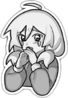 ☹️ emoji Оля Петрова без надписей Telegram sticker 13 of 32
